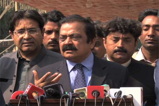 Rana Sanaullah taunts Pervez Khattak on his health