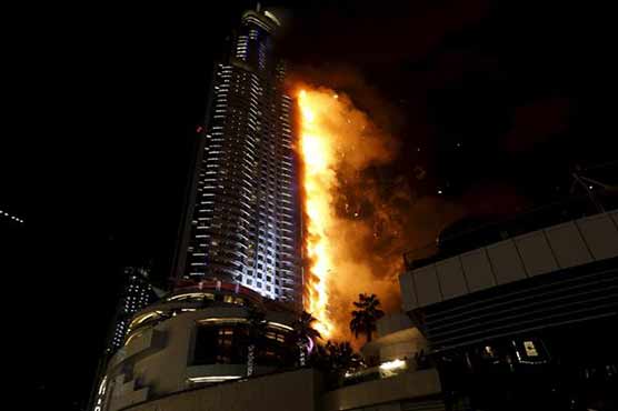 Huge fire erupts at Dubai hotel, near New Year celebrations