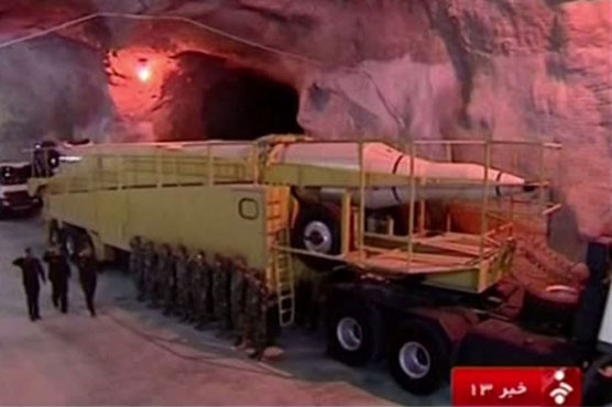 Iran airs footage of new missile in underground bunker