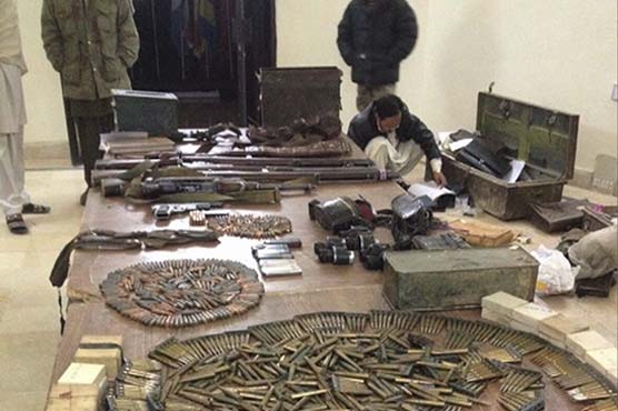 Heavy weapons recovered in Zhob, four miscreants arrested
