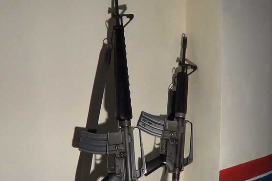 Narowal police detain three for possession of advanced US guns