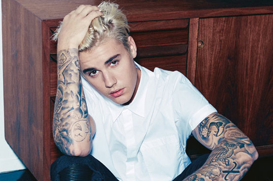 Bieber scores historic first on UK singles charts