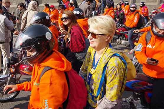 Breaking stereotypes: Women on Wheels rally in Lahore