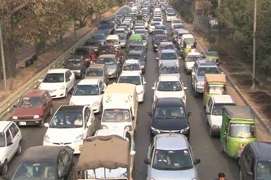 Lahore: Visually impaired stage sit-in causing severe traffic jam