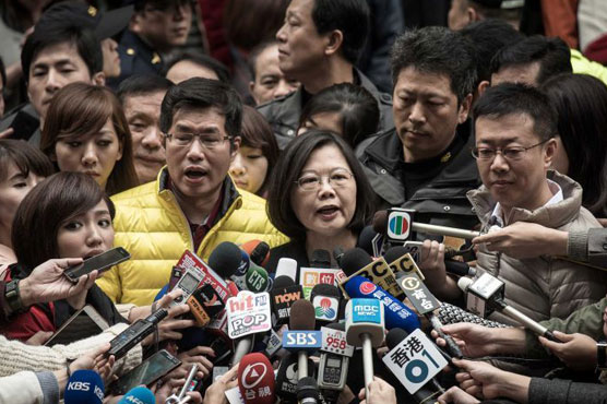 Taiwan's Tsai Ing-wen warns China after landslide victory