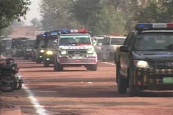 Multan: Punjab Governor arrives at SOS institute with 27-car protocol