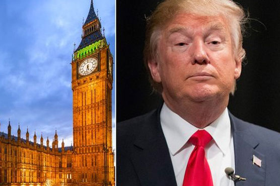 British MPs debate whether to ban Trump