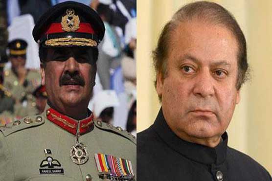 PM phones COAS, both agree to continue war against terrorism