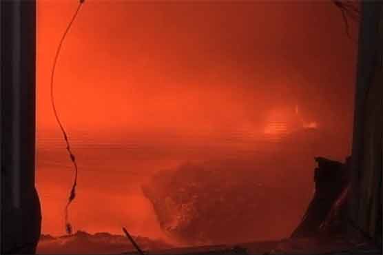 Multan: Equipment worth millions burnt as shoe factory catches fire