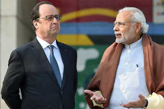 French, Indian leaders bid to shore up fighter deal
