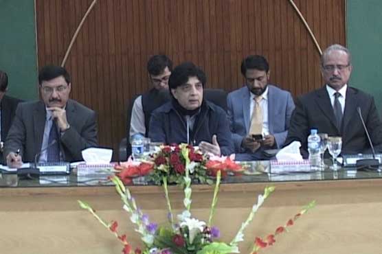 Graph of terrorism in Pakistan lowest since 2006: Ch Nisar 