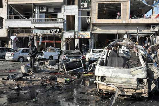 Bombs kill 22 at army checkpoint in Syria's homs