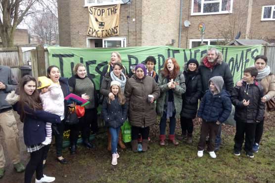Londoners protest tenants rights changes