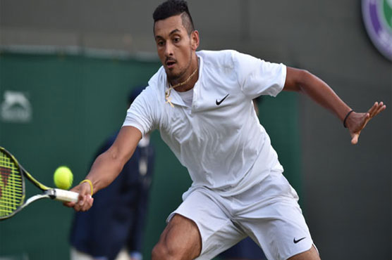 Kyrgios in new Wimbledon row for 'retarded' blast