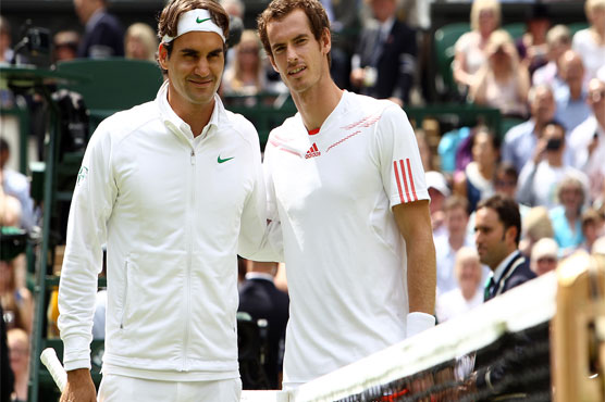 Murray hits 50 wins, Federer in 14th Wimbledon quarter-final