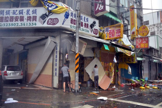 Over 15,000 evacuated in Taiwan as typhoon heads to China