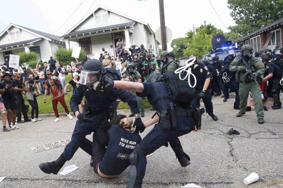 Dozens more arrested in Louisiana after leaders warn against protest violence