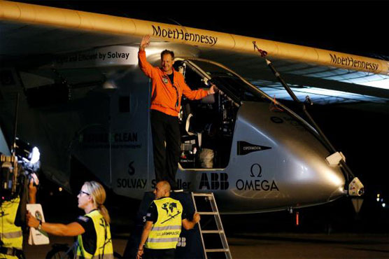 Solar plane leaves Spain for penultimate leg of world tour
