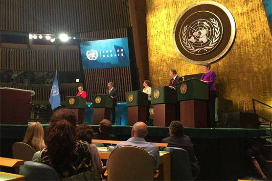 UN Secretary-General candidates take part in first-ever live televised debate