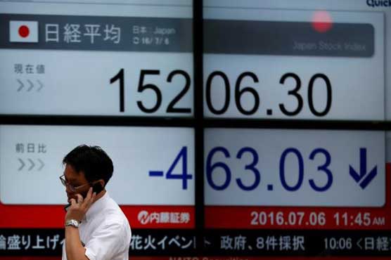 Asia slips as weak results halt record Wall Street run, yen holds gains