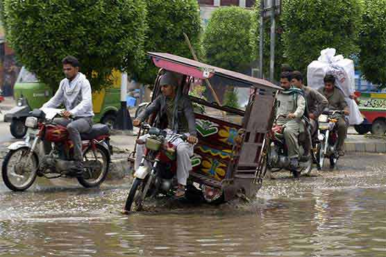 Weather turns pleasant as rain lashes Lahore