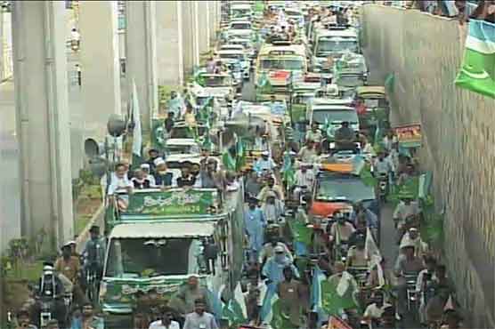 Twin Cities: JI holds rally against Indian brutality in Occupied Kashmir