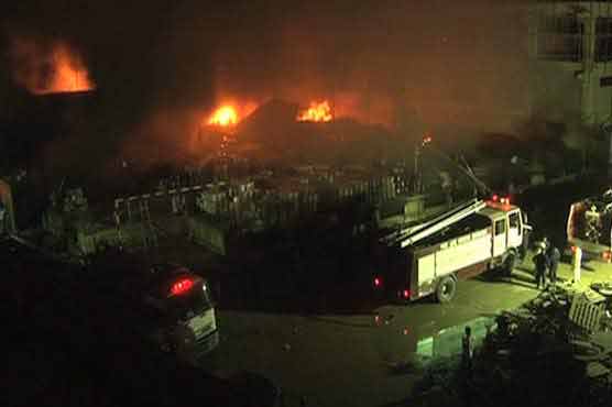 Karachi: Fire in the  warehouse put out after four hours