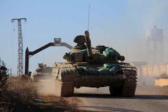 Syria regime forces advance towards strategic IS-held town