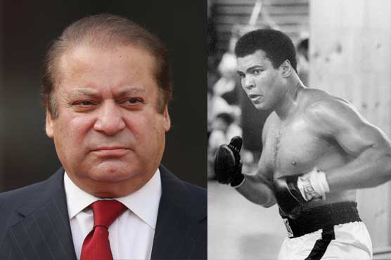 World is truly poorer without Muhammad Ali, says PM Nawaz - Pakistan ...