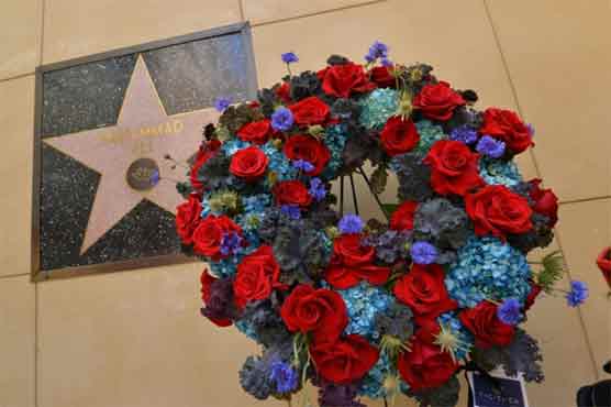 Ali a unique star -- even on Hollywood Walk of Fame