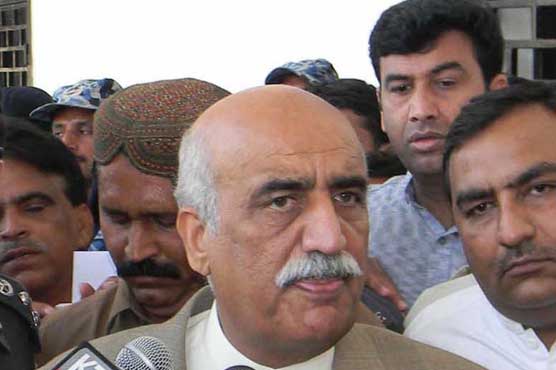 Khurshid Shah reaches Dubai to meet Zardari