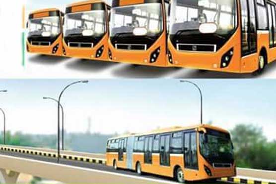 CM Sindh lays foundation of Orange Line Bus project in Karachi