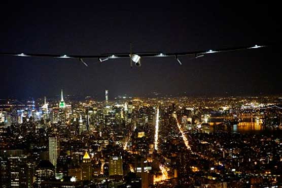 Sun-powered Solar Impulse 2 aircraft lands in New York