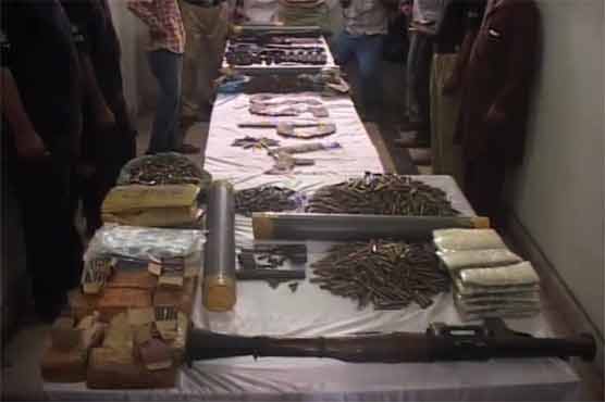 Banned outfit commander's compound raided, huge weaponry cache recovered