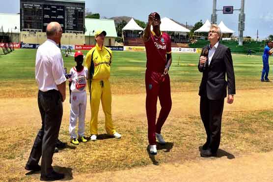 WIndies win toss, Australia to bat in ODI
