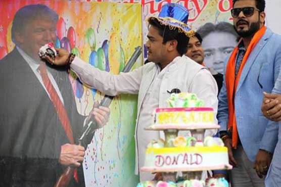 Hindu nationalist group throws birthday party for Donald Trump