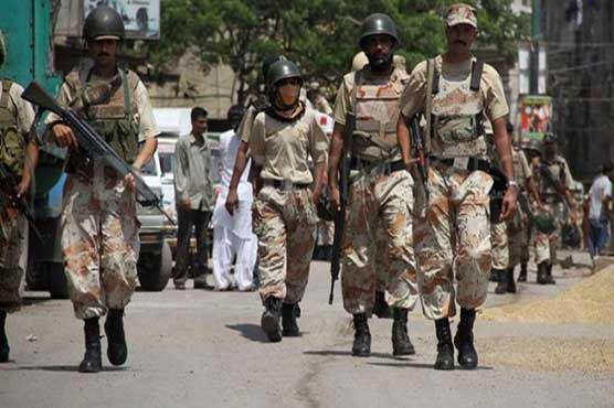 Rangers arrest ten suspects in Karachi
