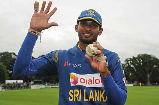 Shanaka's 'dream debut' delights Mathews