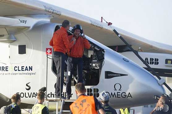 Solar plane completes first-ever Atlantic flight