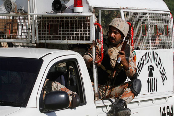 Seven suspects held during Rangers raid in Karachi