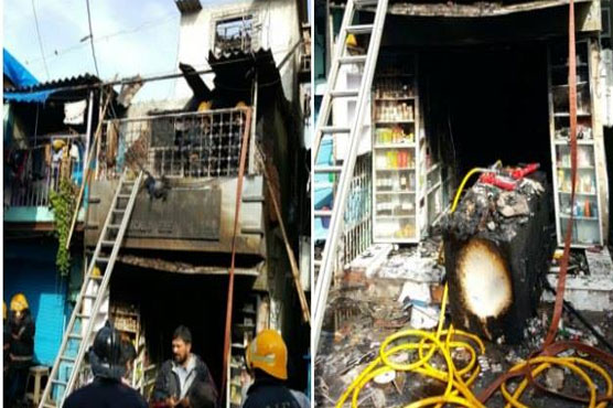 Eight killed as fire guts pharmacy in India