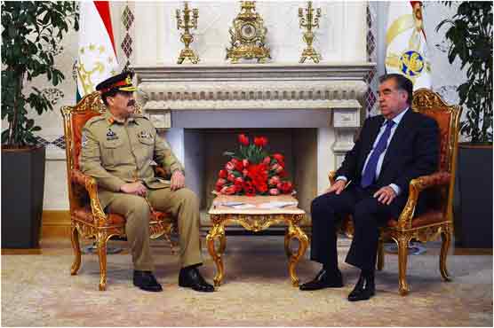 COAS offers Tajikistan assistance to curb terrorism