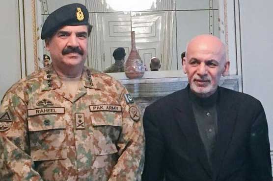 Army Chief meets Ashraf Ghani, US military leaders in Kabul 