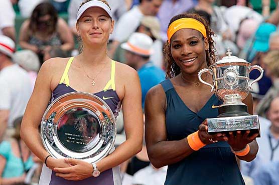 Tennis: Williams applauds 'courage' of Sharapova