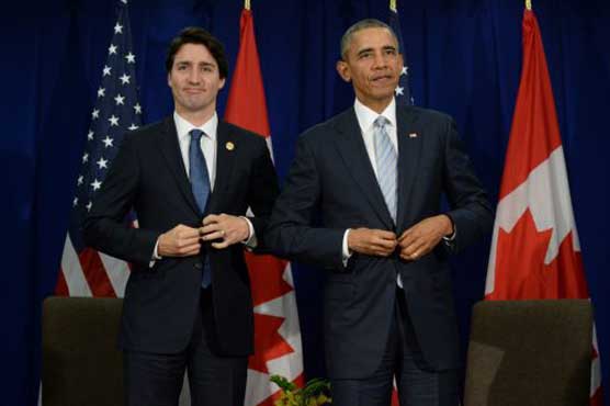 Obama welcomes 'quite good-looking' Trudeau to White House