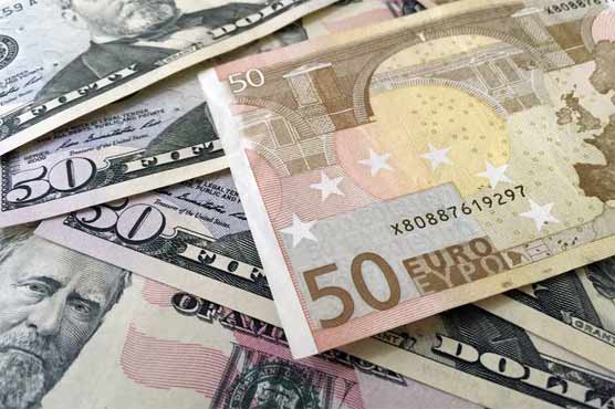 Euro ends sharply higher after wild swings on ECB moves