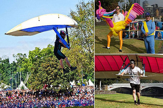 Is it a bird, is it a plane? No, it's a toilet bowl