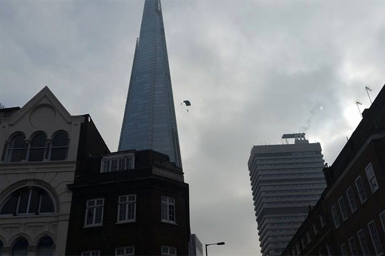 London base jumper leaps safely off EU's tallest building