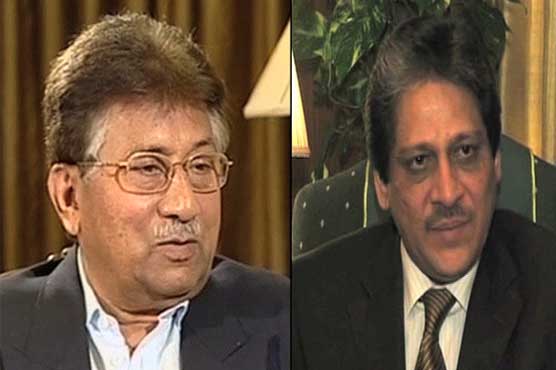 Governor Sindh calls Pervaiz Mushrraf, asks about his well being 