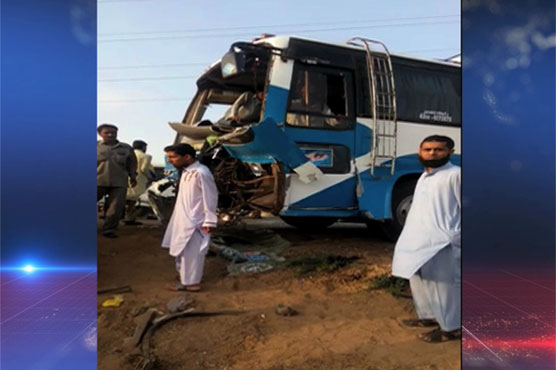 Four dead, 30 injured in coach-van collision in Thatta
